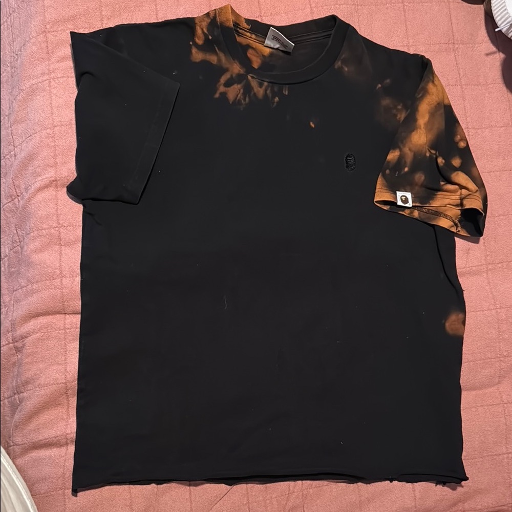 Black and Orange Men's T-Shirt